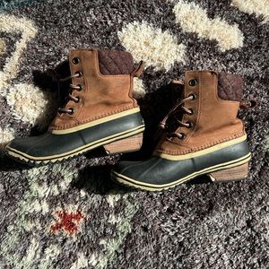 SOREL Women’s snow winter boots leather waterproof